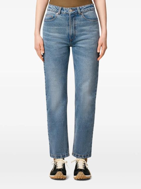 AMI Paris Classic Fit cotton jeans - Blue