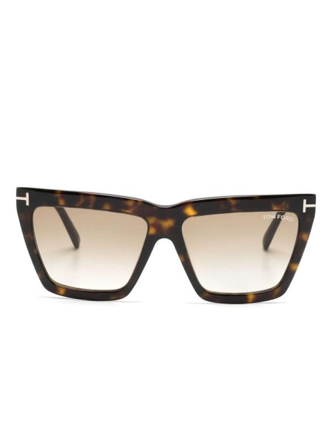 TOM FORD Eyewear Eden cat-eye sunglasses - Brown - zdjęcie produktu nr 1