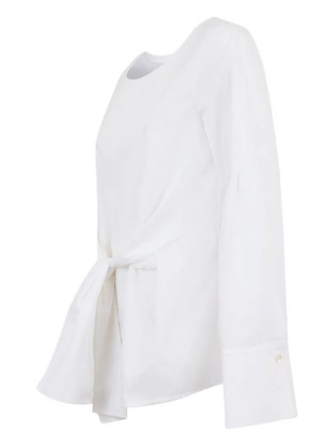 3.1 Phillip Lim tie-front blouse - WHITE - zdjęcie produktu nr 2