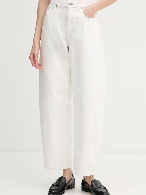 Calvin Klein Jeans jeansy barrel damskie - zdjęcie produktu nr 1