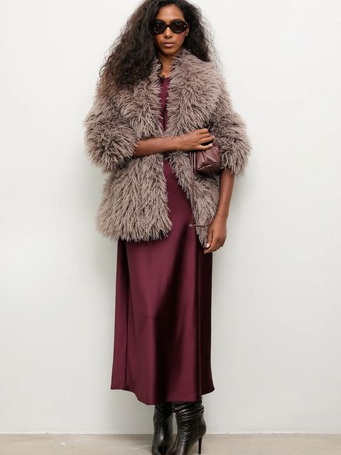 Answear.LAB kurtka kolor brązowy przejściowa - zdjęcie produktu nr 2