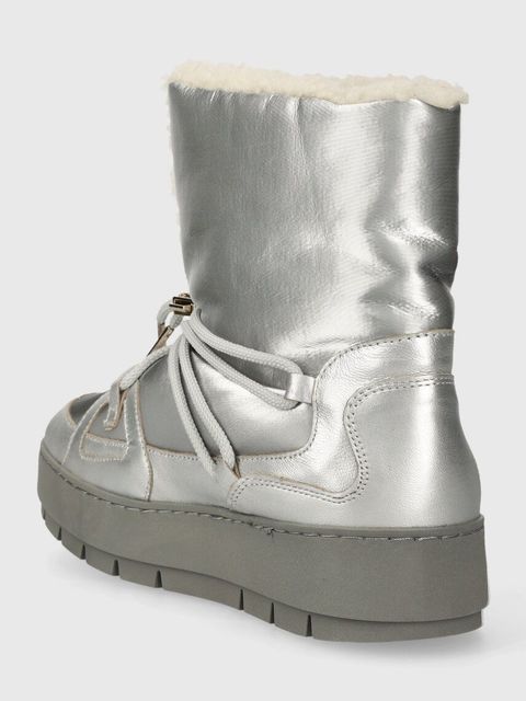 Tommy Hilfiger śniegowce TOMMY ESSENTIAL SILVER SNOWBOOT kolor srebrny FW0FW07506