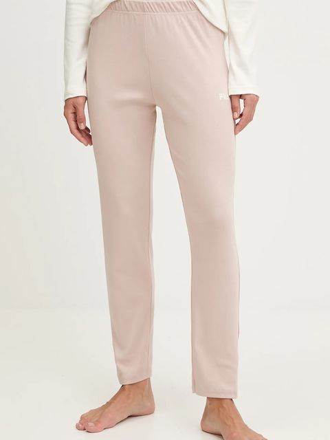 Fila piżama bawełniana kolor beżowy bawełniana FPW4189