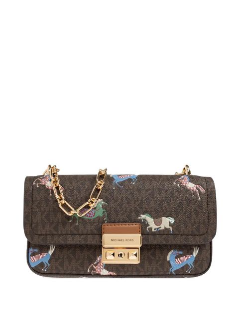 Michael Kors Tribeca horse-print crossbody bag - Brown - zdjęcie produktu nr 1