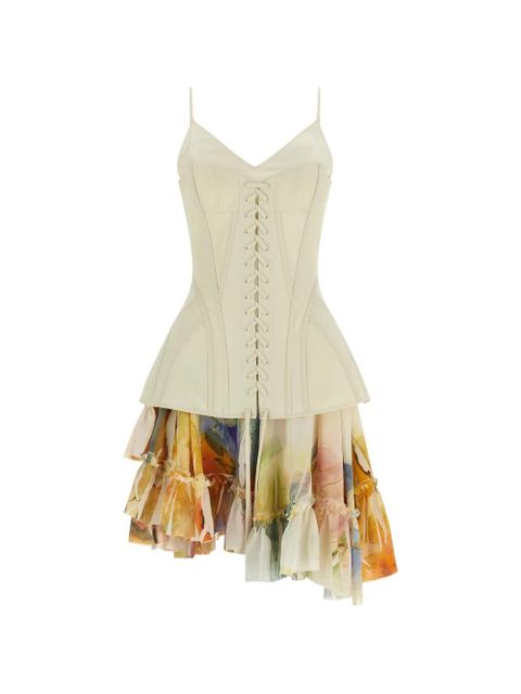 Alexander McQueen corset dress - White - zdjęcie produktu nr 1