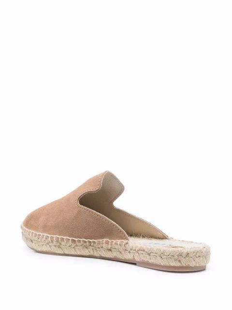 Manebi suede flat espadrilles - Neutrals