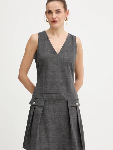 Morgan sukienka kolor szary mini rozkloszowana RIMIR.F - zdjęcie produktu nr 1