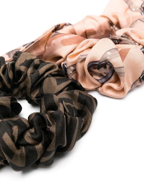 FENDI set-of-two elasticated hair bands - Pink