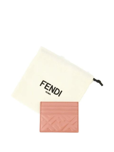 FENDI monogrammed cardholder - Pink