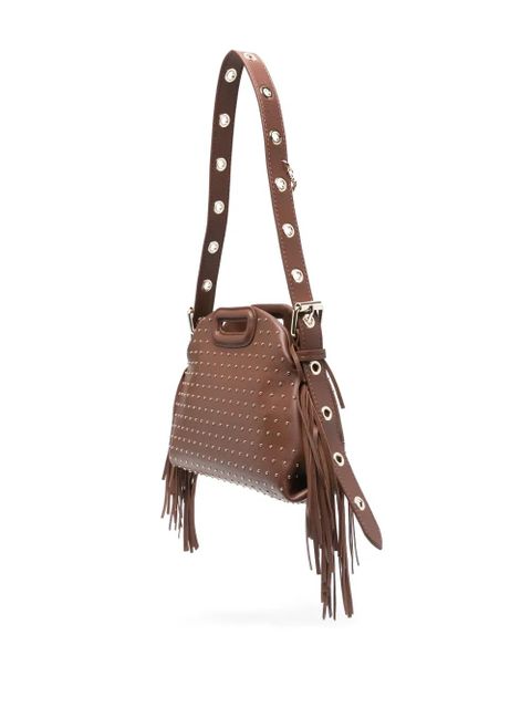 Maje Miss M studded mini bag - MARRON - zdjęcie produktu nr 2