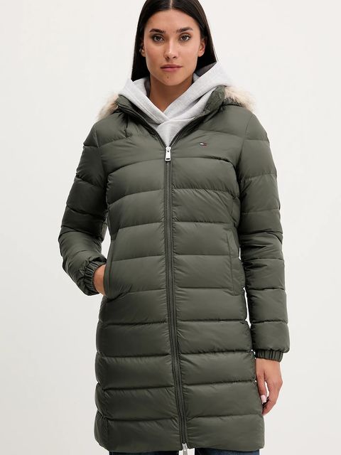 Tommy Jeans kurtka puchowa damska kolor zielony DW0DW18864 - zdjęcie produktu nr 1