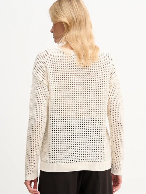 Dkny sweter damski kolor beżowy DJ6R0962