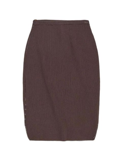 Isa Boulder ribbed midi skirt - Brown - zdjęcie produktu nr 2