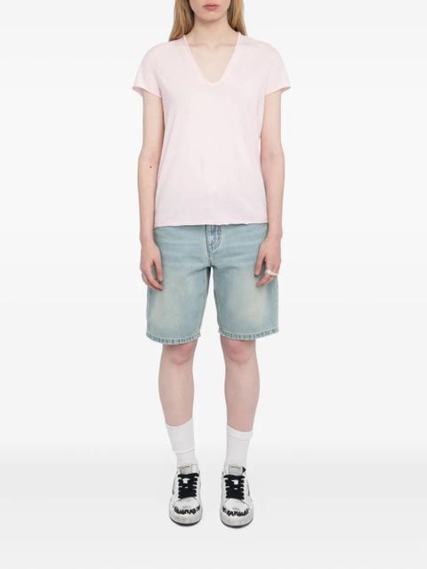 Zadig&Voltaire v-neck t-shirt - Pink - zdjęcie produktu nr 2