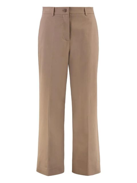 Weekend Max Mara button-fastening straight trousers - Brown - zdjęcie produktu nr 1