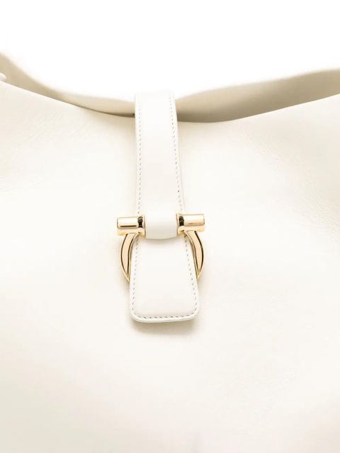 Ferragamo buckle leather satchel - Neutrals