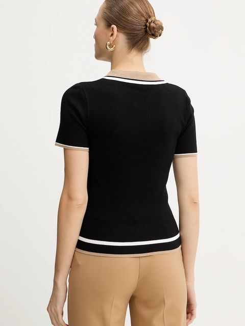 Morgan sweter MTOI damskie kolor czarny lekki MTOI