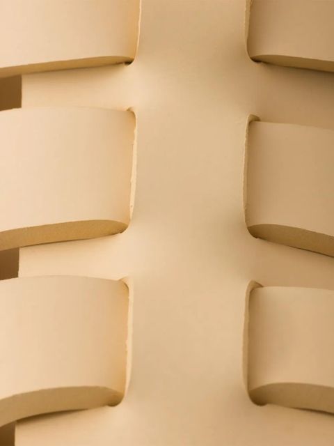 Prada metal buckle platform sandals - Neutrals