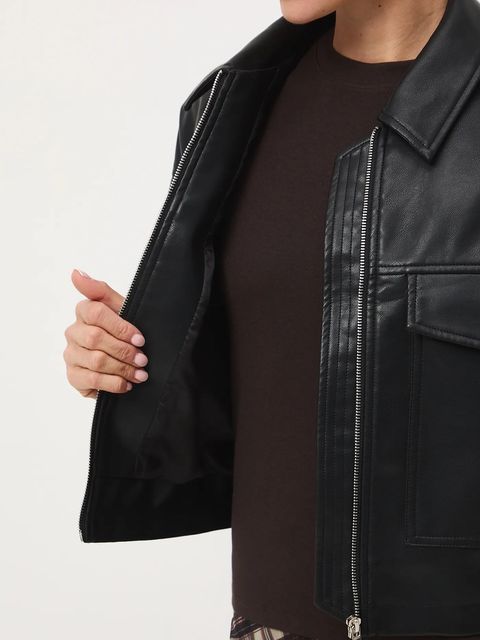 Medicine kurtka damska kolor czarny przejściowa