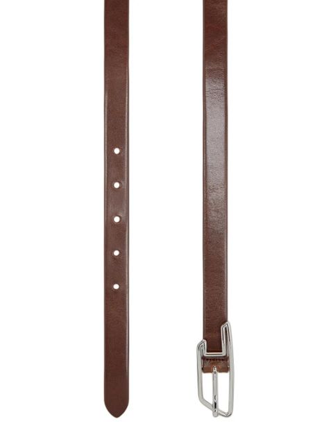 Diesel D-shaped buckle belt - Brown