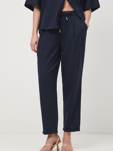 Medicine spodnie chinos damskie z lnem - zdjęcie produktu nr 1