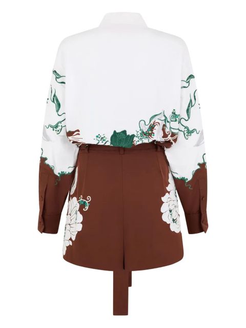 Valentino Garavani floral-print jumpsuit - White - zdjęcie produktu nr 2