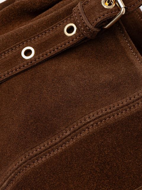 Answear.LAB torebka zamszowa