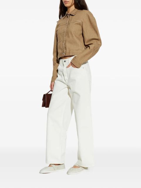 BOGNER Vienna ruched strap ballet flat - Grey