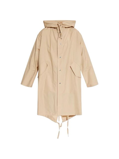 Jil Sander logo-print coat - Neutrals - zdjęcie produktu nr 1