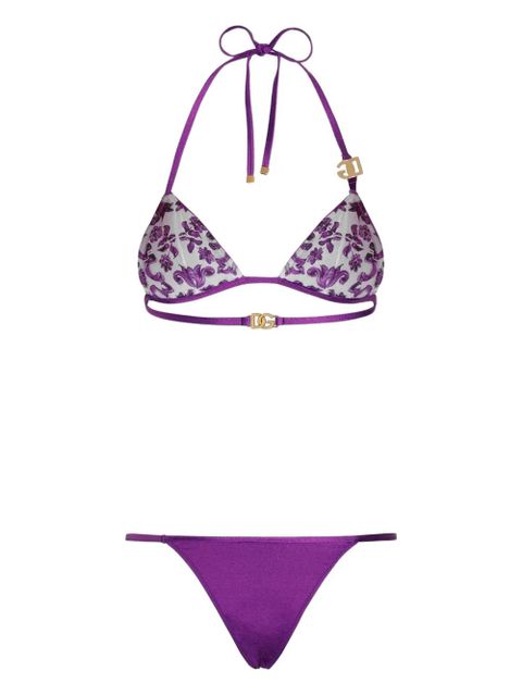 Dolce & Gabbana reversible bikini set - Purple - zdjęcie produktu nr 2