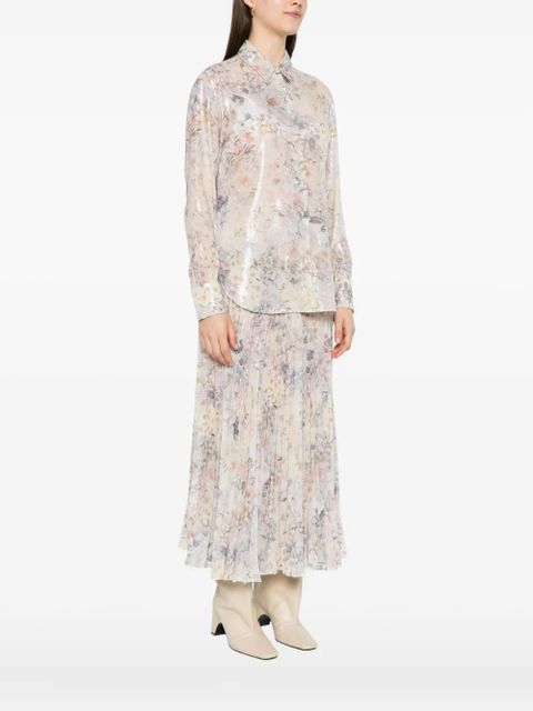 Golden Goose sequin floral shirt - Neutrals - zdjęcie produktu nr 2