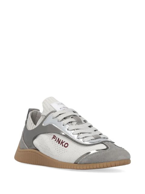 PINKO panelled sneakers - Silver