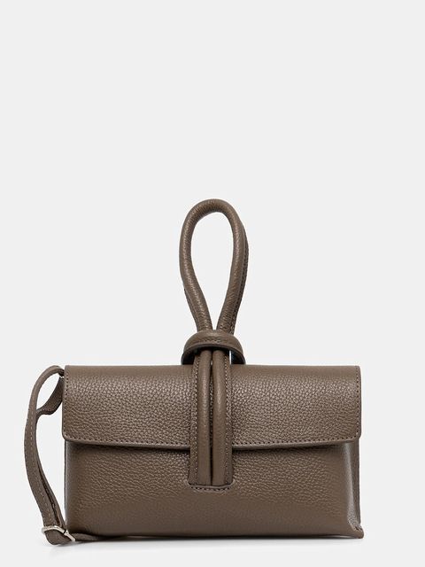 Answear.LAB kopertówka skórzana kolor brązowy