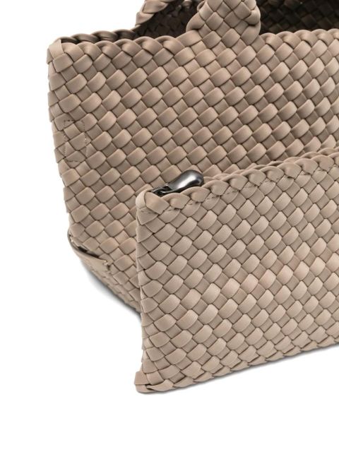 NAGHEDI small St. Barths woven tote bag - Neutrals