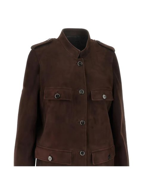 Prada button shoulder jacket - Brown - zdjęcie produktu nr 2