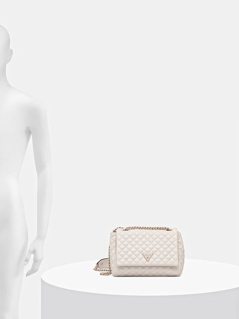 Guess torebka EVERLEE kolor biały HWQG86 79210