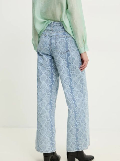 Answear.LAB jeansy damskie kolor niebieski