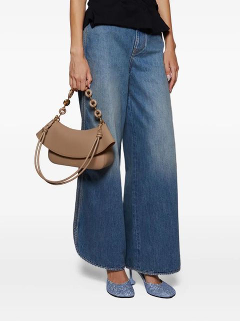 LOEWE 90mm Toy crystal-embellished ankle-strap pumps - Blue