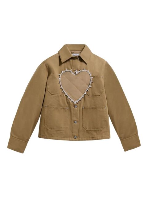AREA Crystal Heart jacket - Brown - zdjęcie produktu nr 1