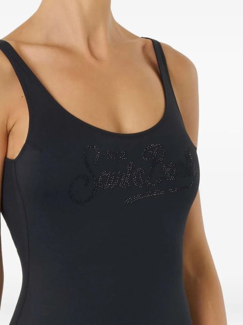 MC2 Saint Barth rhinestone-embellished swimsuit - Black