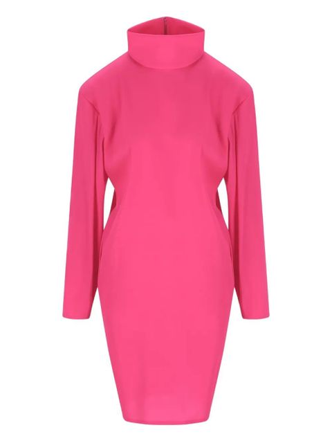 Saint Laurent high-neck midi dress - Pink - zdjęcie produktu nr 1