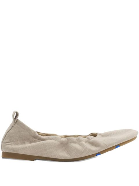 Burberry checked ballet flats - Neutrals - zdjęcie produktu nr 1