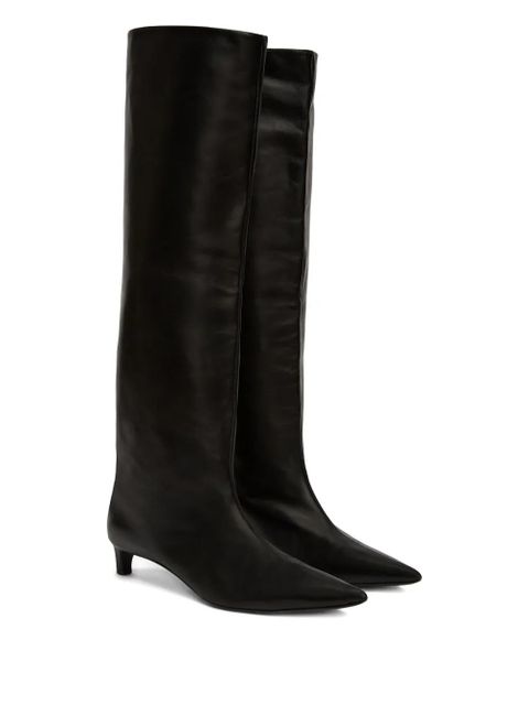 Jil Sander 35mm knee-high boots - Black