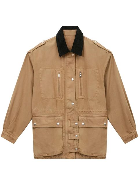 MARANT ÉTOILE Joanna denim jacket - Brown