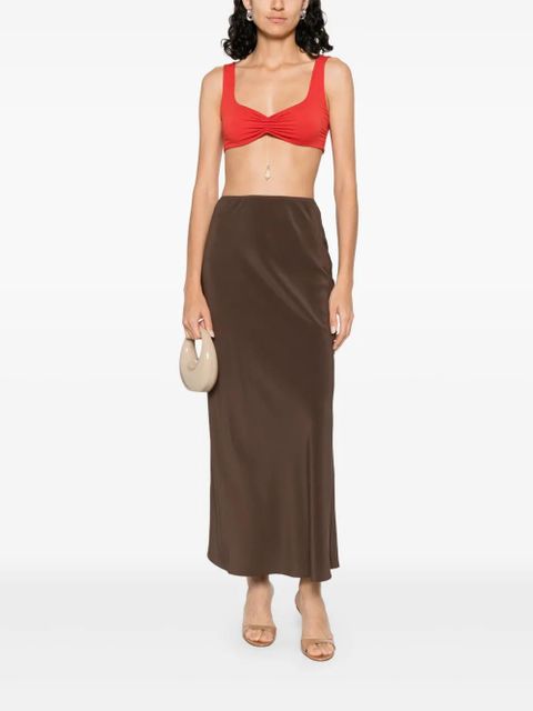 MANURÍ gathered cropped top