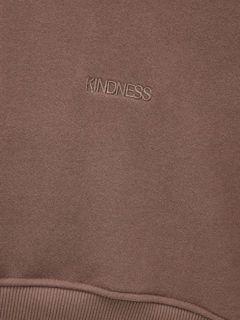 JOYINME bluza dresowa Kind kolor brązowy gładka Kind