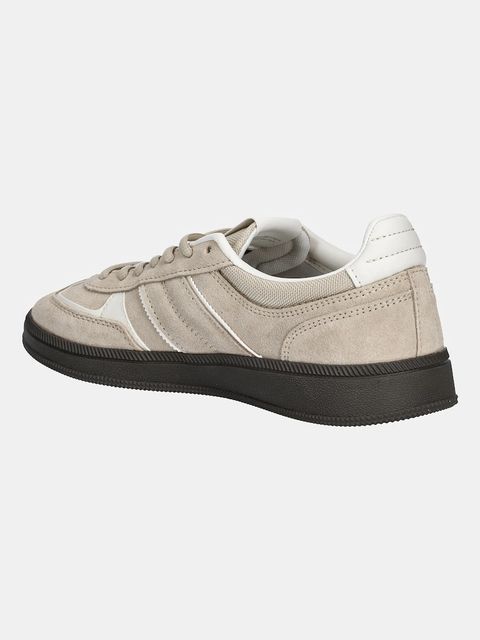 Tommy Jeans sneakersy zamszowe THE GREENWICH EDGE damskie kolor beżowy EN0EN02838