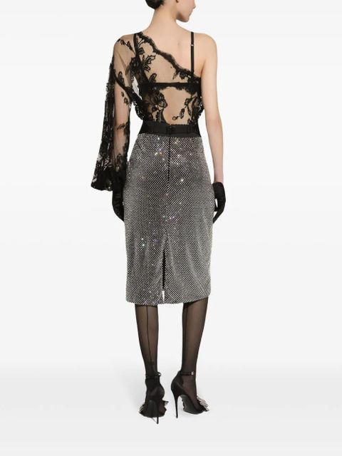 Dolce & Gabbana One-shoulder blouse - Black