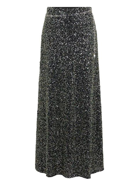 Rabanne sequin-embellished maxi skirt - Black - zdjęcie produktu nr 1