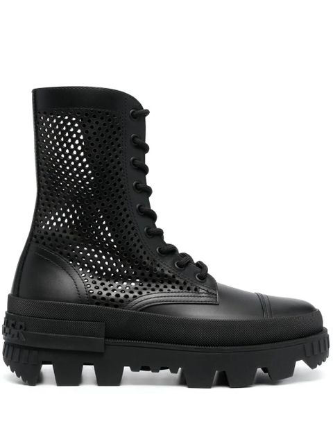 Moncler Carinne perforated ankle boots - Black - zdjęcie produktu nr 1